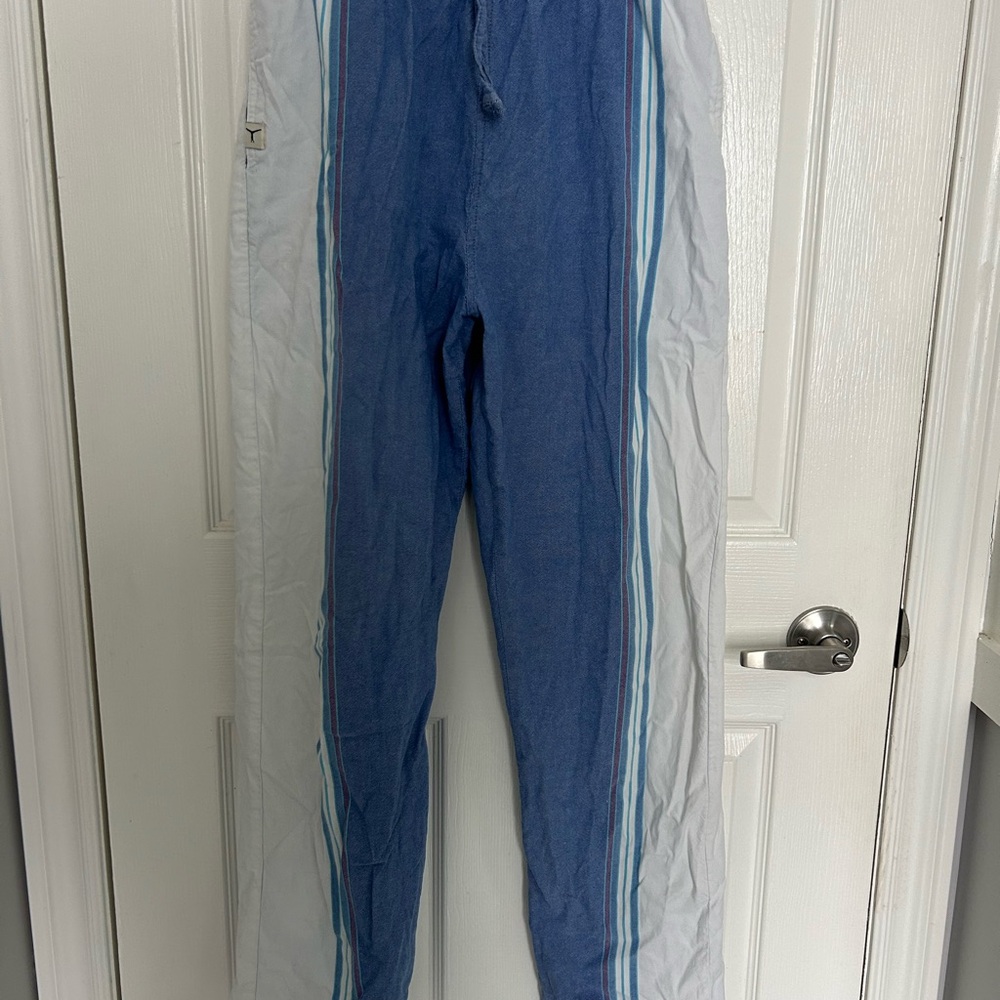 100% Cotton Blue and White Striped Joggers (Tom’s Trunks)